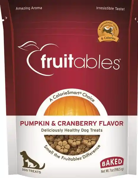 Fruitables Crunchy Pumpkin & Cranberry Dog Treats Fruitables Crunchy Pumpkin & Cranberry Dog Treats